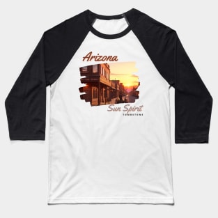 Arizona Sun Spirit Old Tombstone Baseball T-Shirt